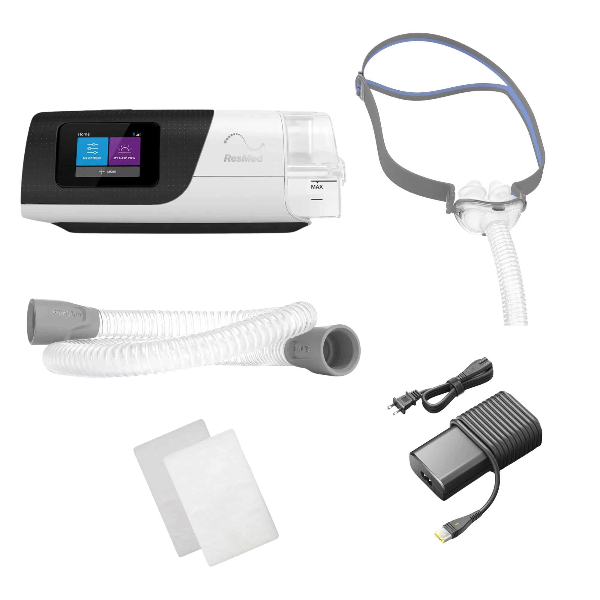 AirSense 11 Autoset Bundle with AirFit P10 Nasal Pillow Mask & Filters